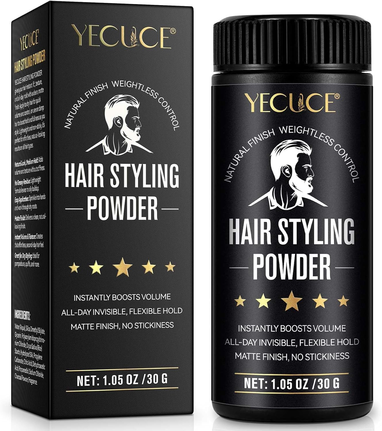 Detalle de Volume Powder per capelli di uomini e donne Hair Line Powder As 30 g – polvere texturizzante per attaccatura e diradamento