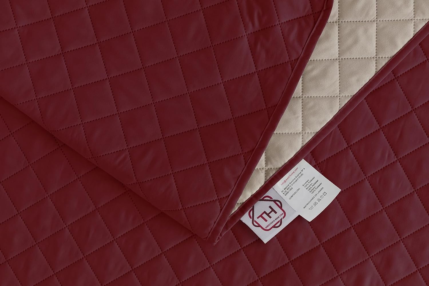 Thumbnail 4 de textil-home Copripoltrona LUKA 55 cm rosso