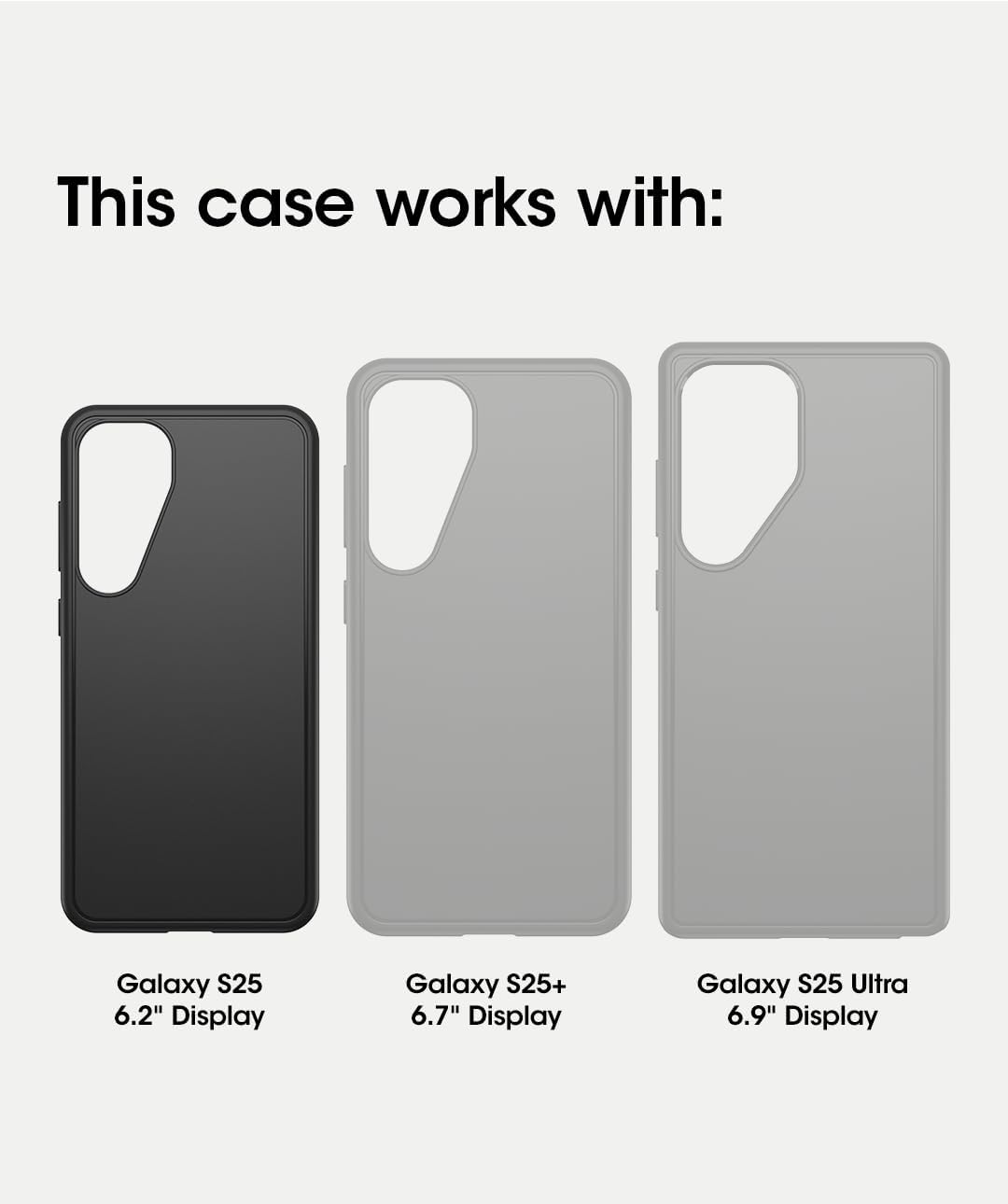 Detalle de OtterBox Samsung Galaxy S25 Symmetry Series Clear Magnet Case - Wildflower
