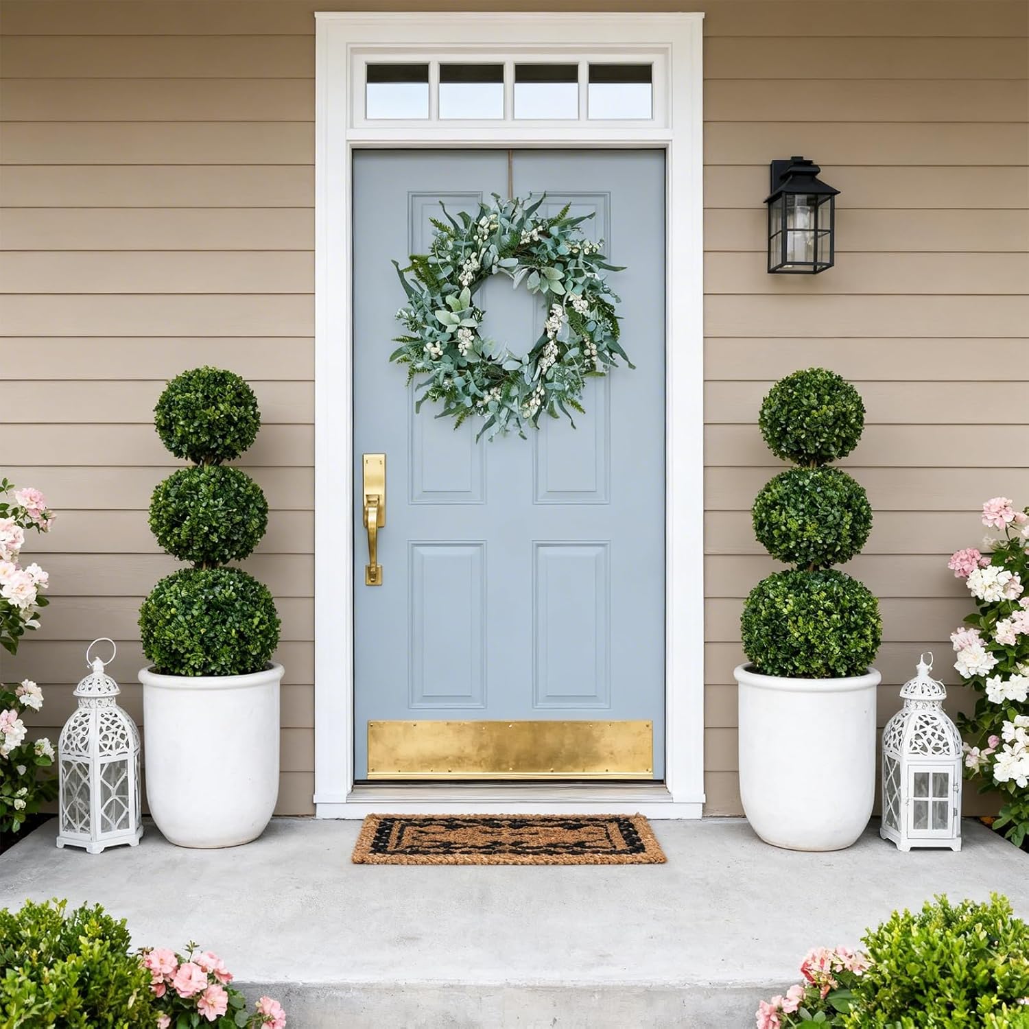 Thumbnail 4 de WSTPUPU 24 Inch Eucalyptus Wreath for Front Door