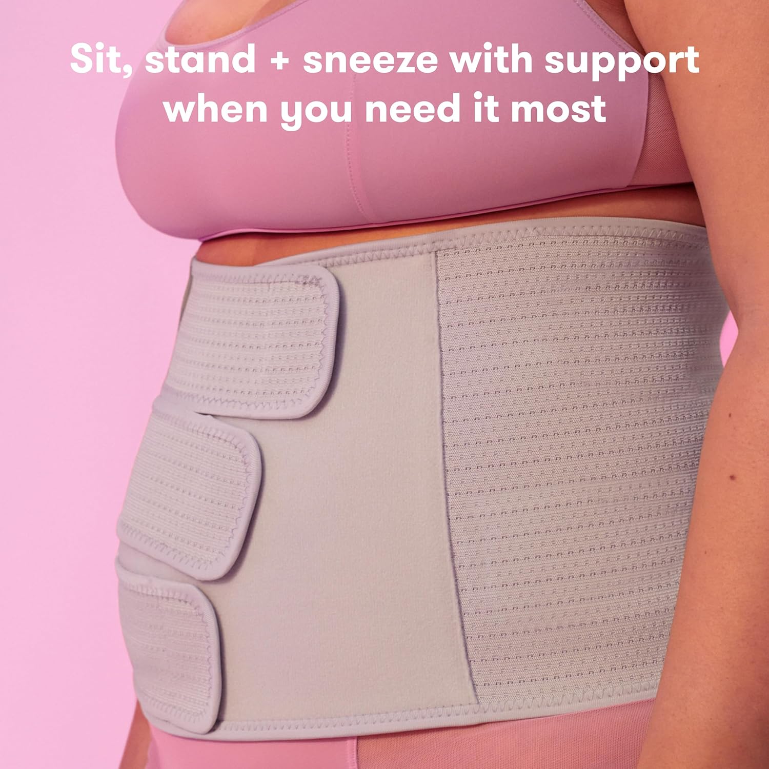 Thumbnail 5 de Frida Mom Postpartum Belly Binder (9-Inch High) — Adjustable Compression Wrap for Natural & C-Section Recovery