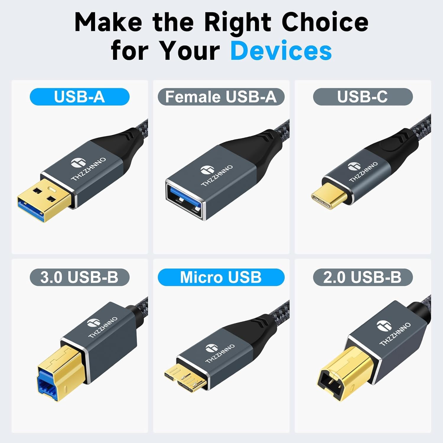 Detalle de USB 3.0 Micro-B Kabel 1 m (Typ A auf Micro B) mit 5 Gbit/s für Samsung Galaxy S5/Note 3 & USB-3.0 Festplatten