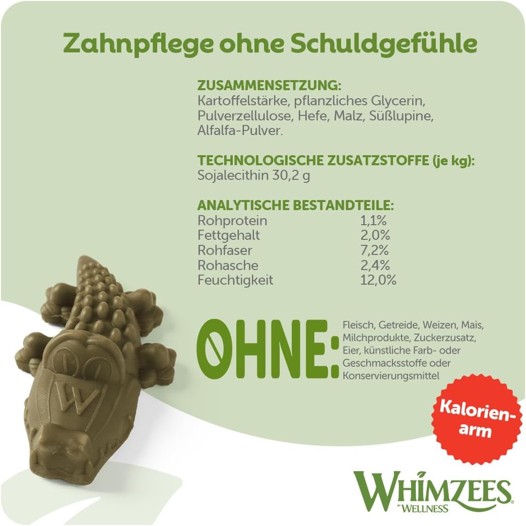 Detalle 2 de WHIMZEES Krokodil 24 Stück S 🐾