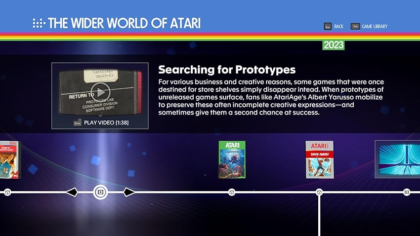 Thumbnail 4 de Atari 50: The Anniversary Celebration 🎮 Edición Steelbook Switch