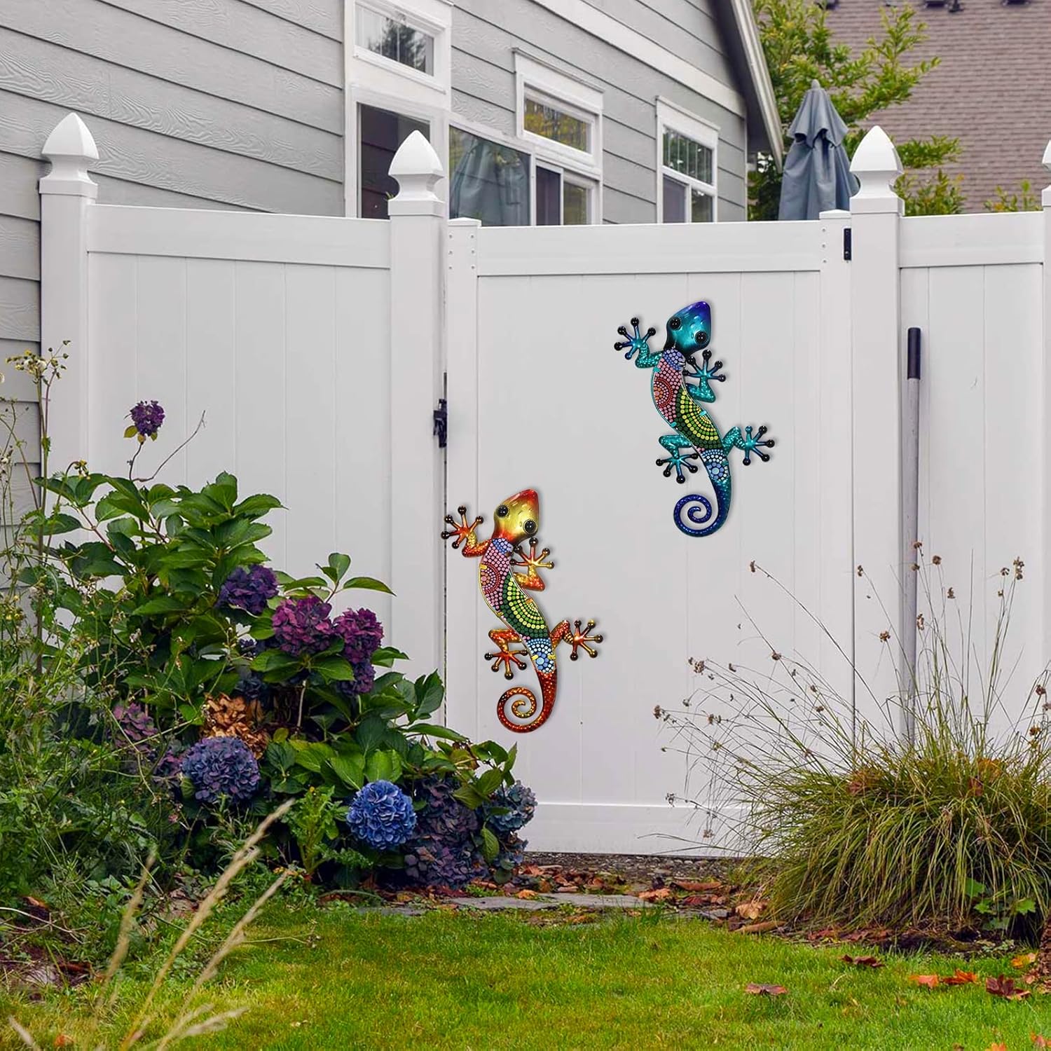 Thumbnail 6 de HONGLAND Metal Gecko Wall Art, 15 inch