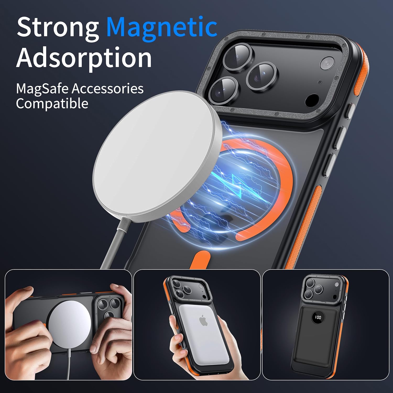 Detalle 2 de Yzoiko iPhone 17 Pro Max case 6.9-inch MagSafe