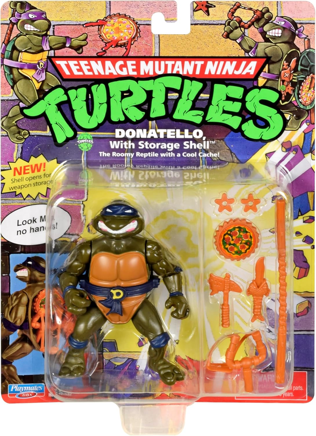 Thumbnail 3 de Donatello – Figurine articulée Tortues Ninja 10 cm avec accessoires | Giochi Preziosi T00016