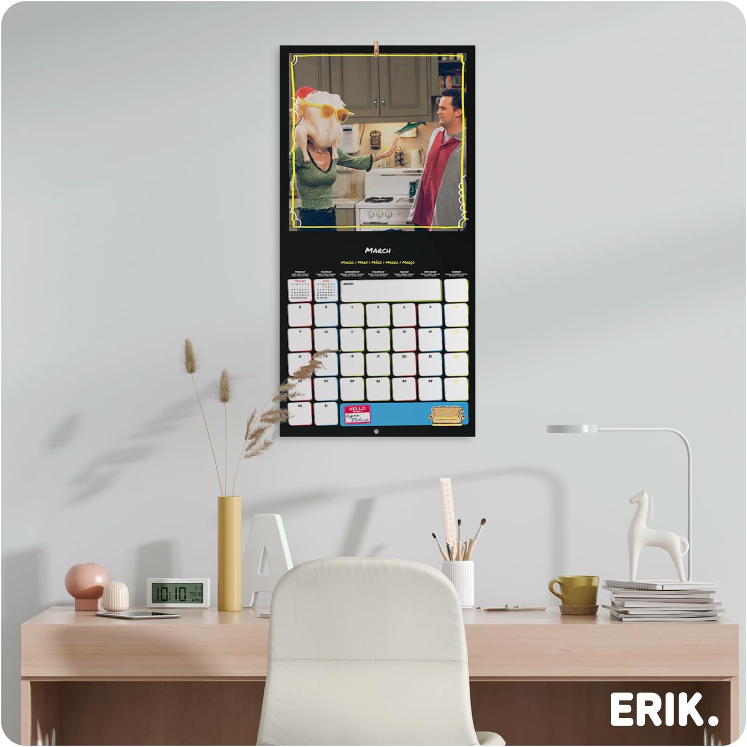Thumbnail 3 de Grupo Erik Calendrier Friends 2026 30x60 cm 📆