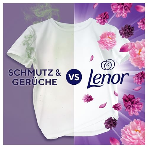 Detalle de Lenor Flüssigwaschmittel Amethyst – 100 Wäschen, flüssig