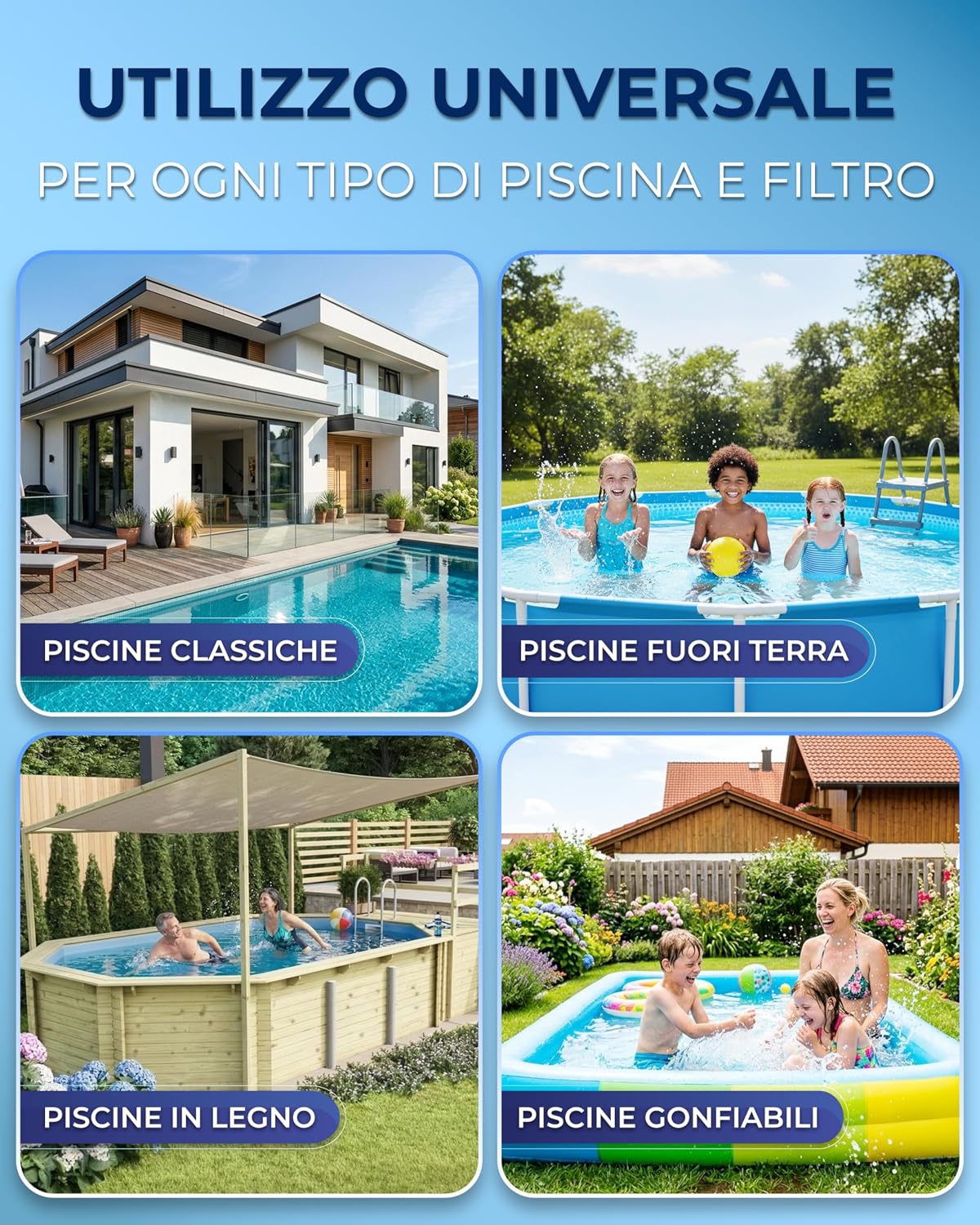 Thumbnail 2 de PoolBuddy Chiarificante Piscina 1 L – Acqua cristallina e filtrazione potenziata