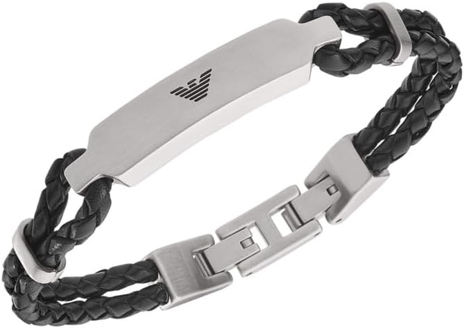Thumbnail 4 de Emporio Armani Bracelet homme Acier inoxydable Noir Jett