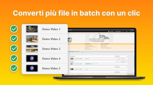 Detalle de Nero Recode: Convertitore Audio e Video con Licenza a vita per 1 PC (Windows 11/10/8/7)