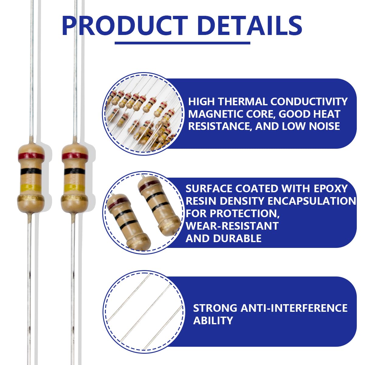 Thumbnail 2 de Innfeeltech 100 Stück 200 kΩ Widerstand 🔧