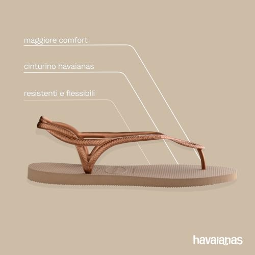 Thumbnail 6 de Havaianas Luna Donna Sandali Oro Rosa 35/36 EU: equilibrio tra femminilità e comfort
