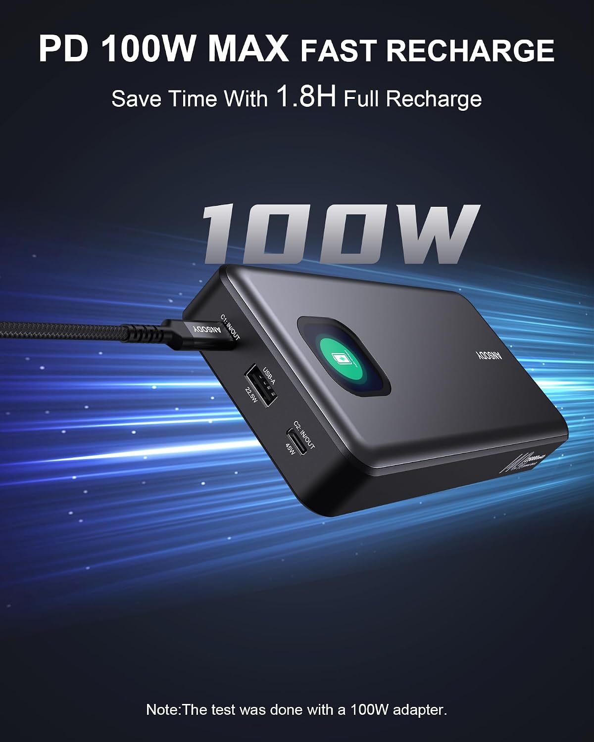 Thumbnail 6 de 140W 25000mAh Power Bank for Laptops