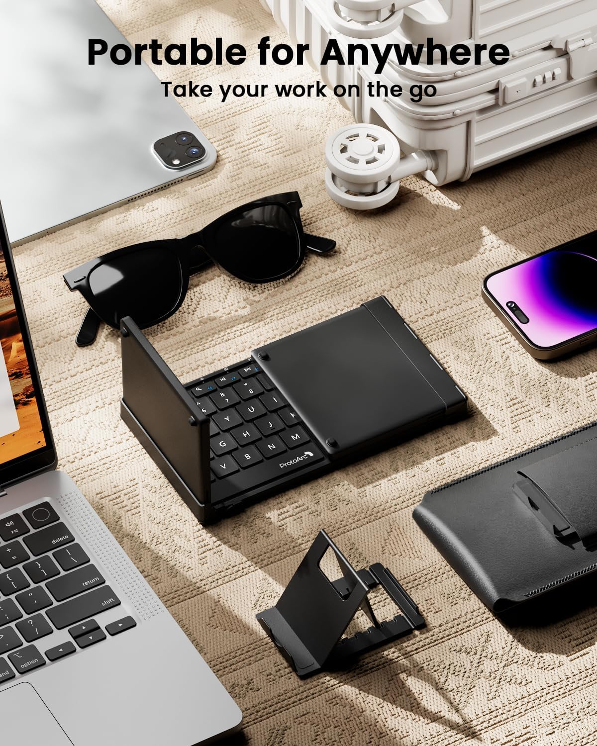 Thumbnail 3 de ProtoArc XK01 TP Foldable Bluetooth Keyboard ⌨️