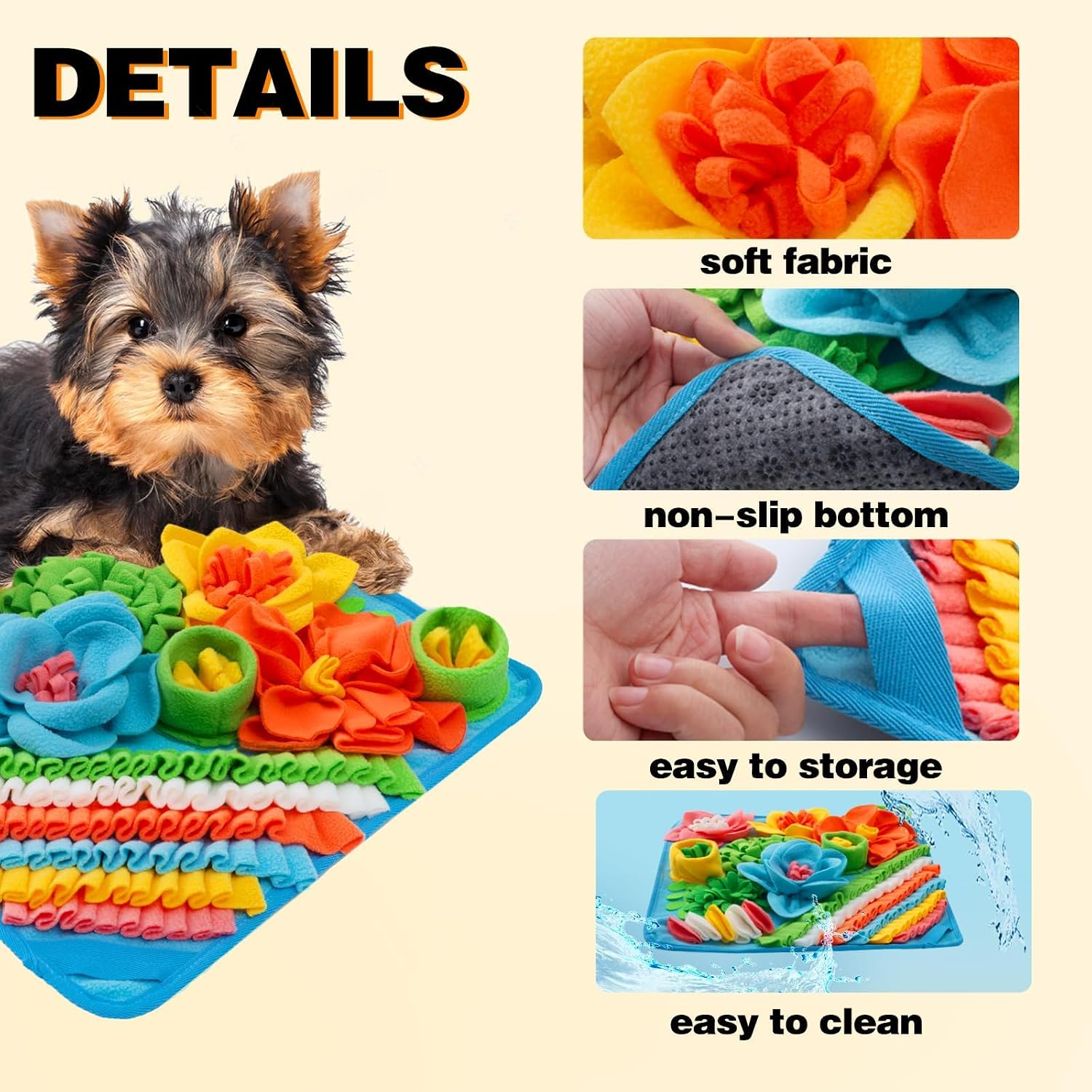 Detalle 2 de HurLuksi Snuffle Mat for Dogs