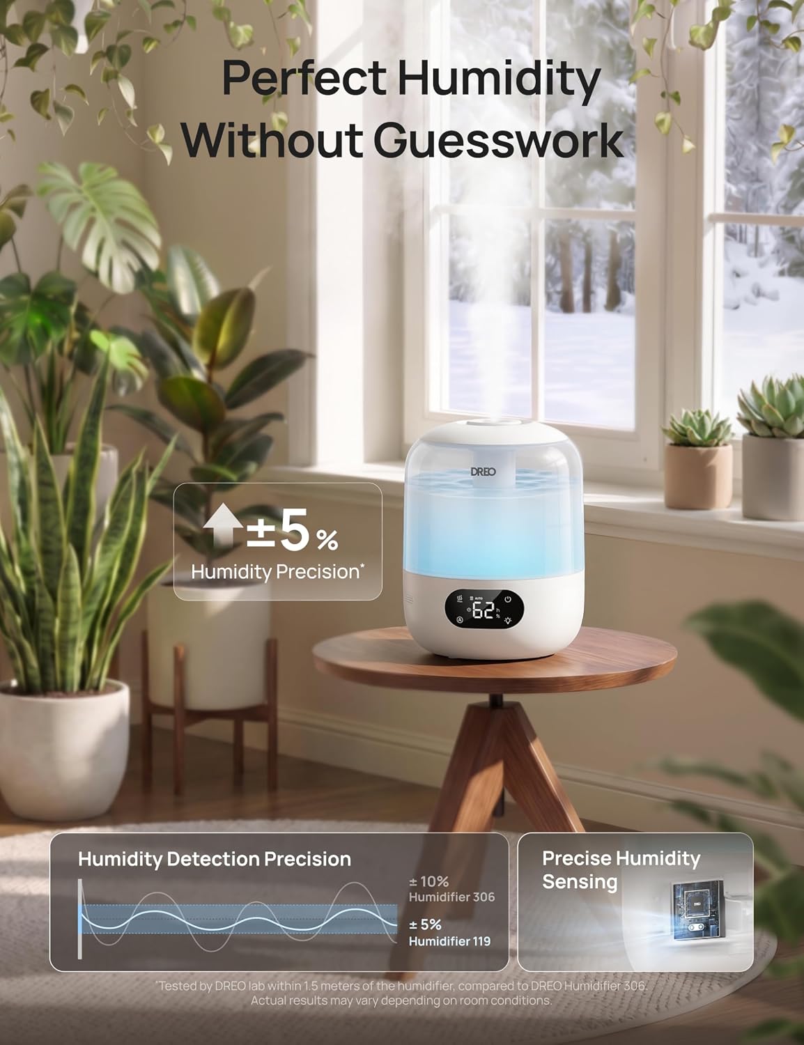 Thumbnail 4 de DREO Humidifier for Bedroom 3L Top Fill
