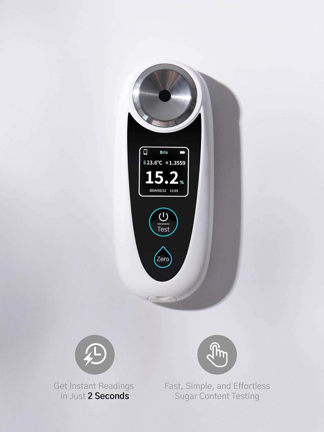 Detalle de Digital Brix Refractometer 0–35%