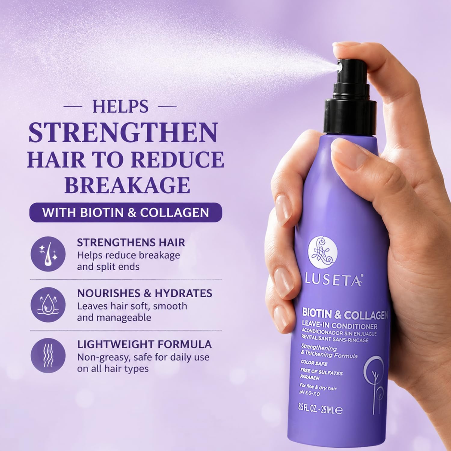 Detalle 2 de Luseta Leave-In Conditioner 8.5 fl oz