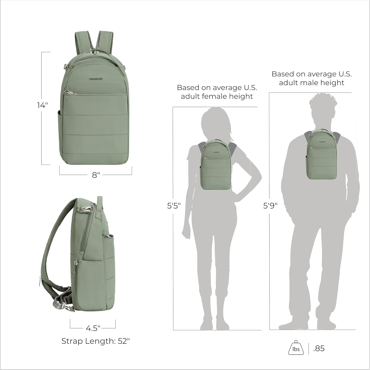 Thumbnail 3 de Travelon Anti-Theft Roam Convertible Backpack Sling