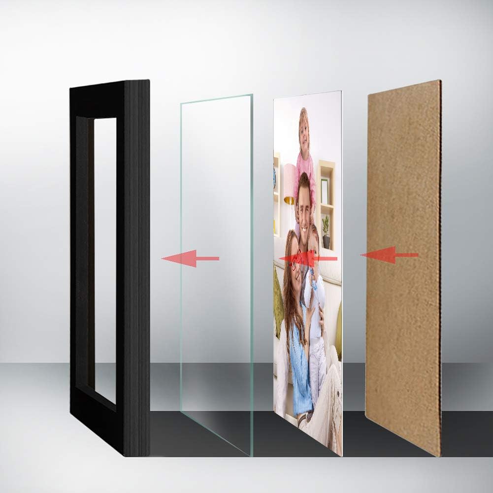 Thumbnail 5 de Giftgarden B6012R-C 5x7 Picture Frames, 12-Pack, Black Composite Wood