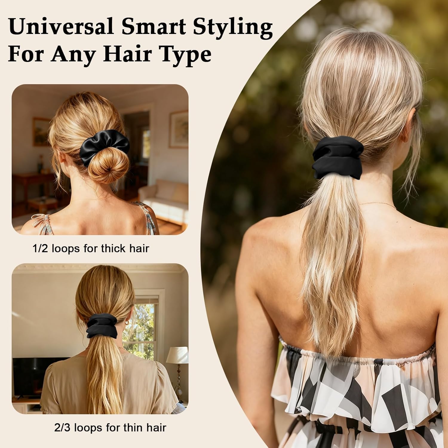 Thumbnail 4 de Satin Scrunchies 4.2-inch 🎀