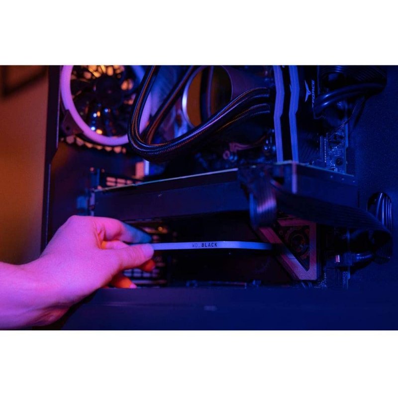 Detalle de WD Black AN1500 1TB NVMe NVMe PCIe Gen3 x8: rendimiento rápido para juegos en PC