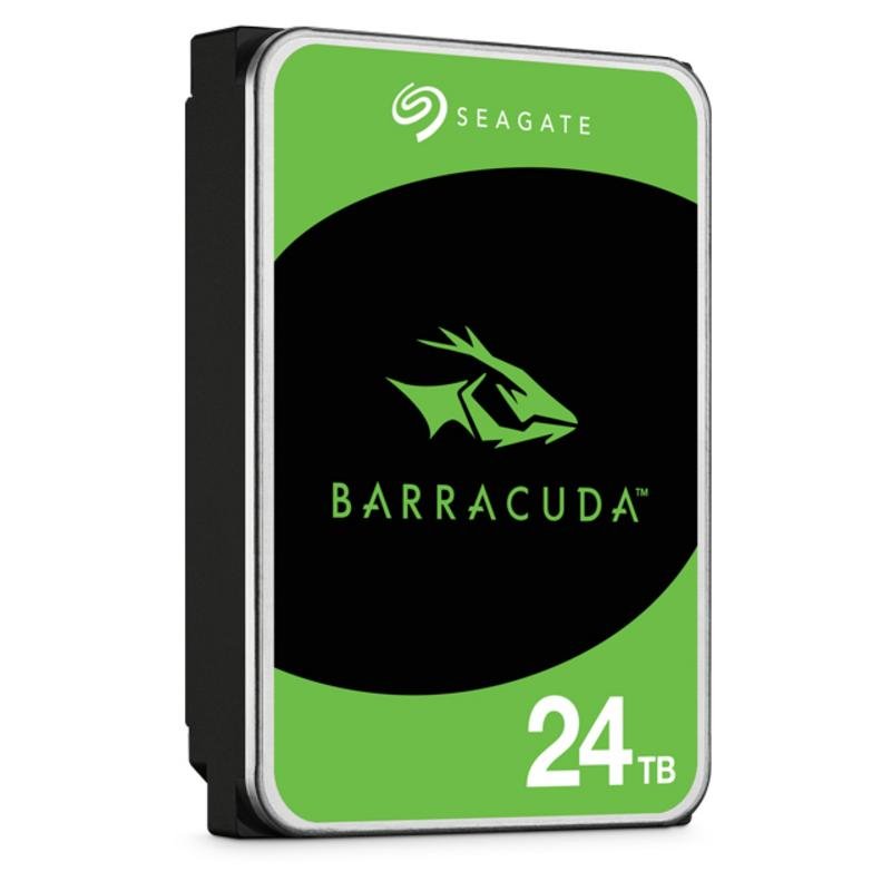 Detalle 2 de Seagate Barracuda Desktop 24TB HDD 3.5" SATA 7200rpm, 512MB – fiabilidad para grandes volúmenes