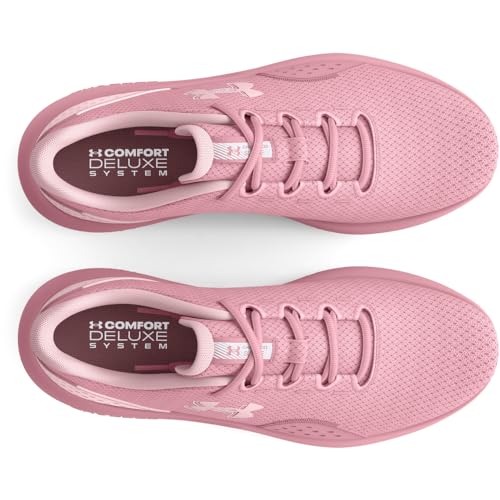 Detalle 2 de Under Armour UA W Charged Surge 4 para mujer (Pink Elixir Prime) – Zapatillas de running con Charged Cushioning