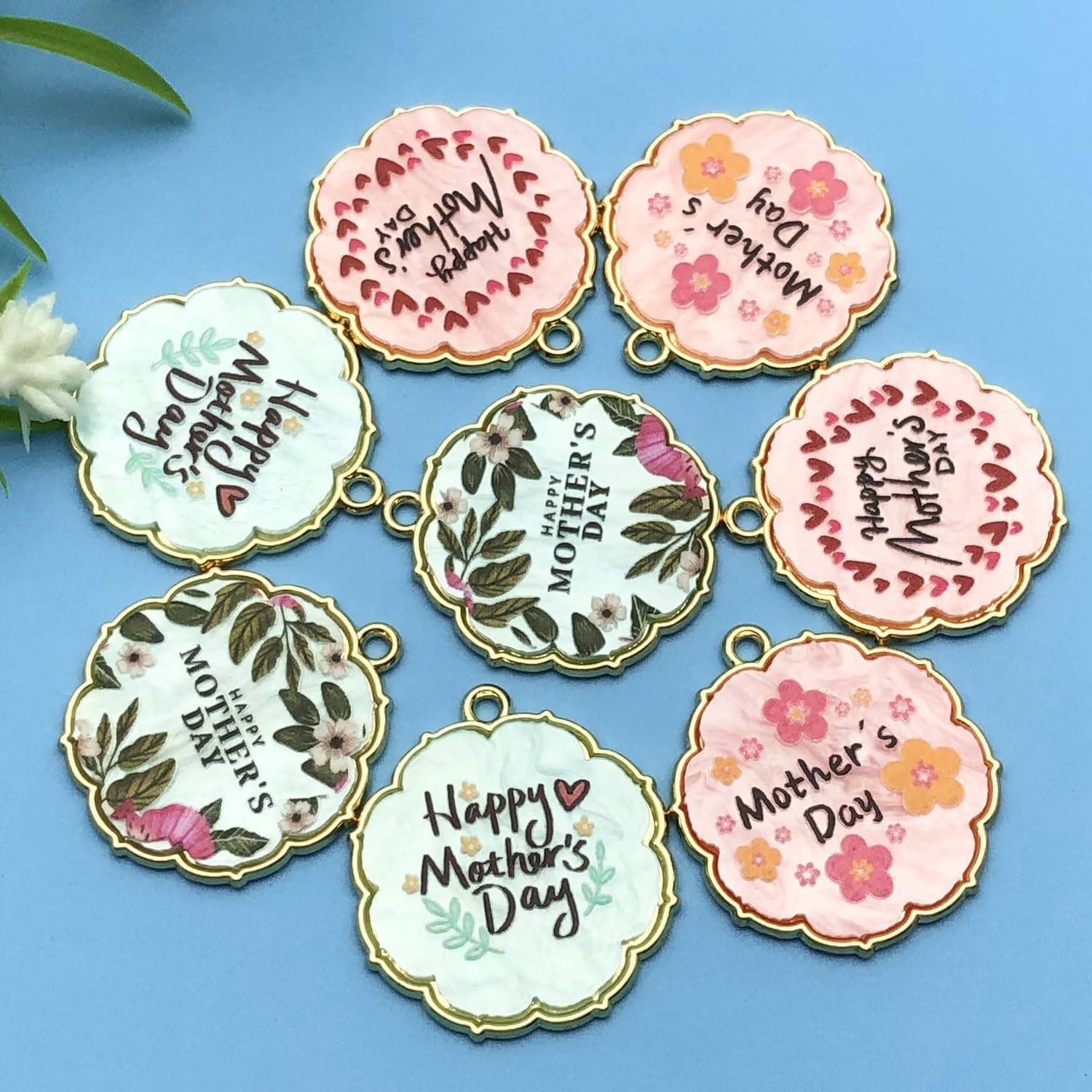 Detalle de Youdiyla Jewelry Charms, 8-Piece Set