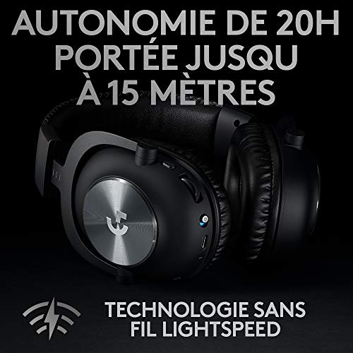Detalle de Logitech G PRO X LIGHTSPEED Casque gaming sans fil