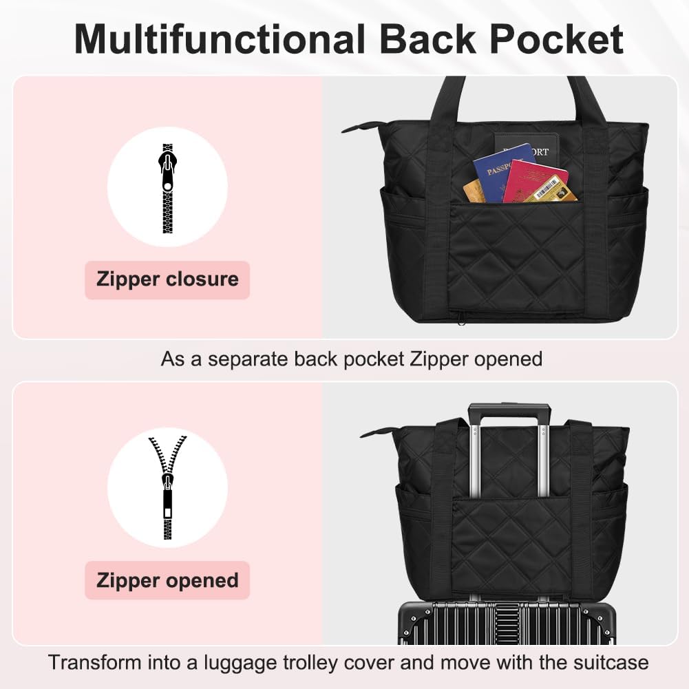 Thumbnail 3 de Aucuu Bolso Mujer Tote Acolchado Grande