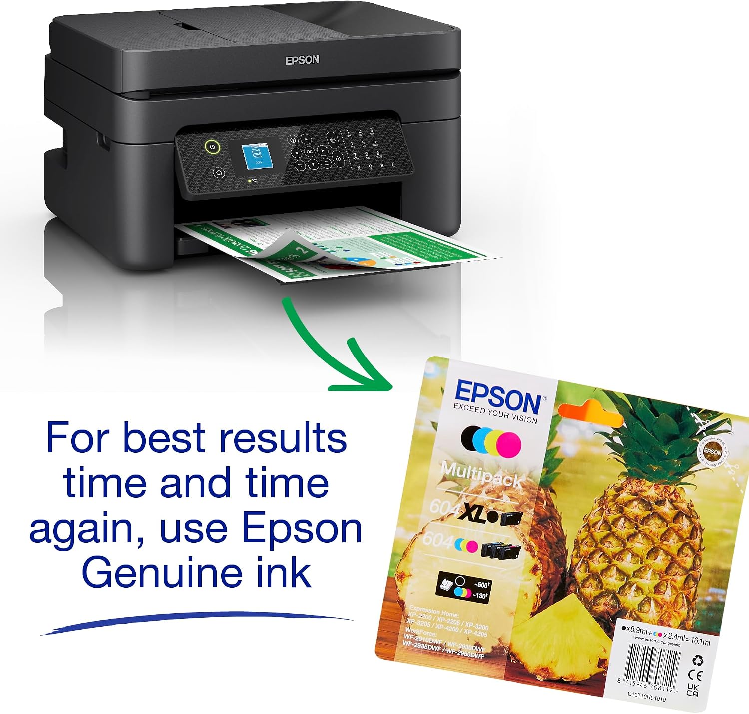 Thumbnail 5 de Epson WorkForce WF-2930DWF A4 wireless inkjet printer 🖨
