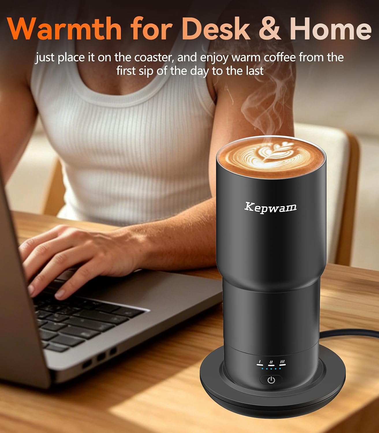 Detalle 2 de Kepwam 20oz Self-Heating Mug ⚡