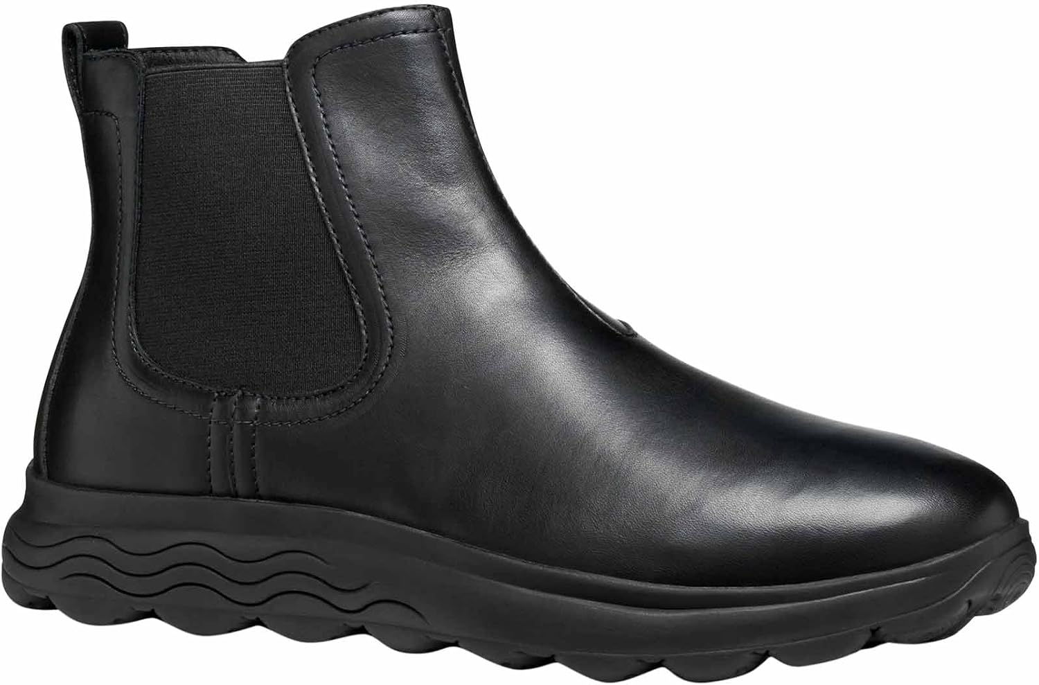 Detalle de Geox U Spherica, Sneakers Uomo Black 043 (43 EU) – stile e comfort breathable