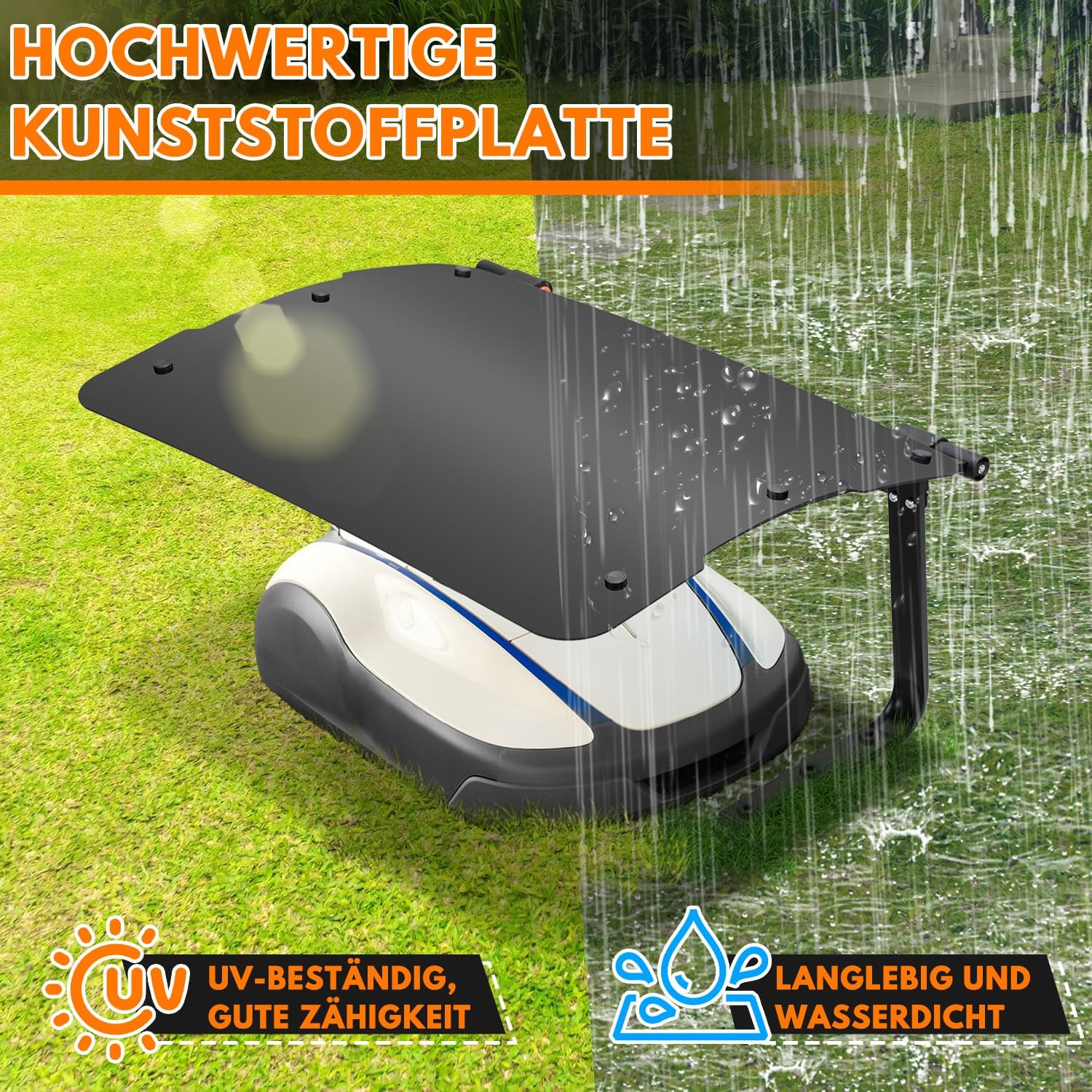 Thumbnail 3 de Daromigo JYGG-B10590-1j garage voor robotmaaier, opvouwbaar en weerbestendig