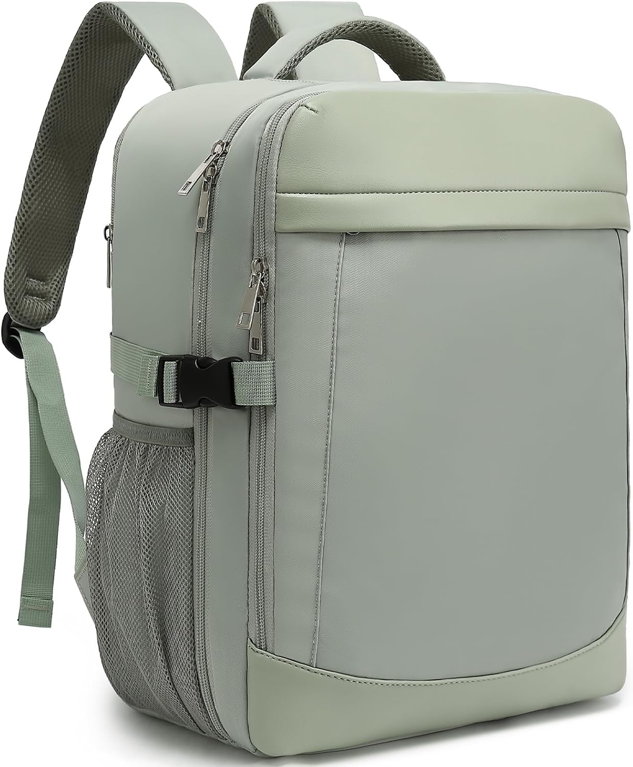 Detalle de Xkdoai for Ryanair Cabin Bags 40x30x20, 24L Travel Backpack Underseat Hand Luggage Carry ons Airplanes Flight Bag Suitcases for Men Women, Mint Green
