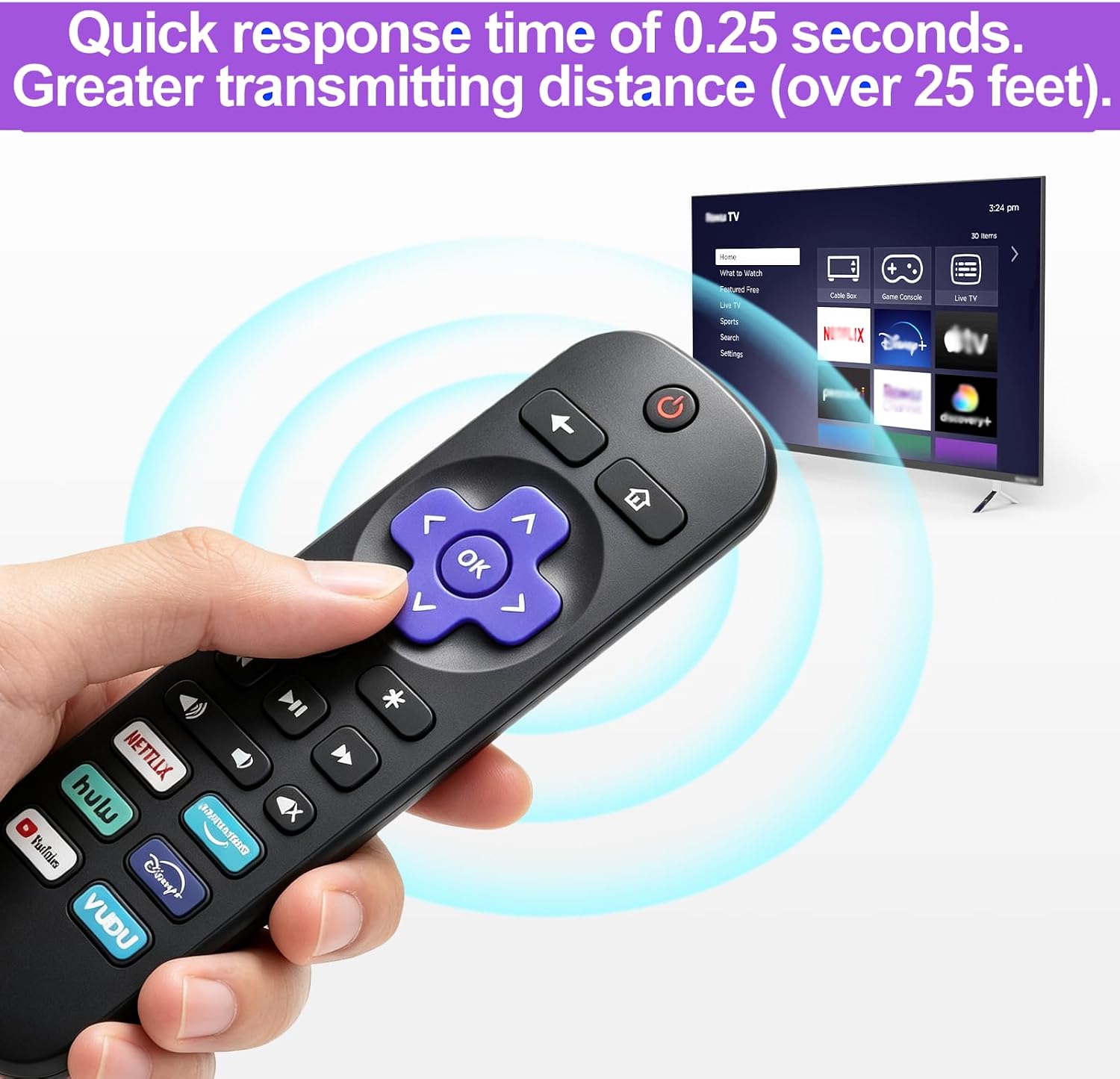 Thumbnail 3 de Gotellx Roku TV Remote Controls, 4-Pack