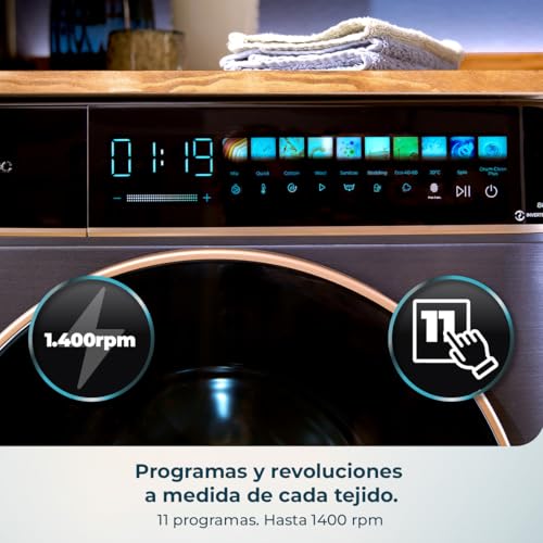 Thumbnail 4 de Cecotec Lavadora Secadora Bolero Wash&Dry 85900 Inverter Titanium A: 8/5 kg, 1400 rpm y 11 programas