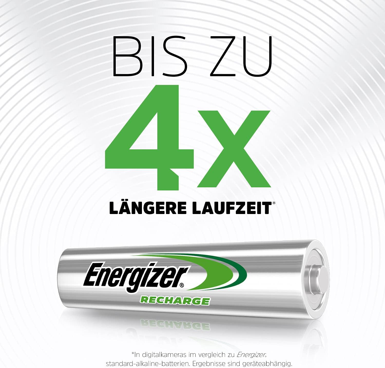 Detalle 2 de Energizer Recharge Power Plus AAA Akkus (8 Stück) – 700 mAh NiMH, langlebige Wiederaufladbarkeit