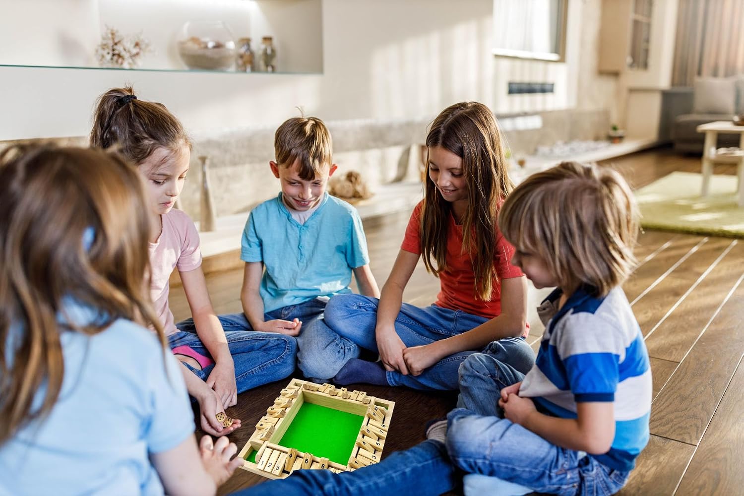 Thumbnail 5 de EACHHAHA Shut The Box Game 4 Player – Wooden Table Game