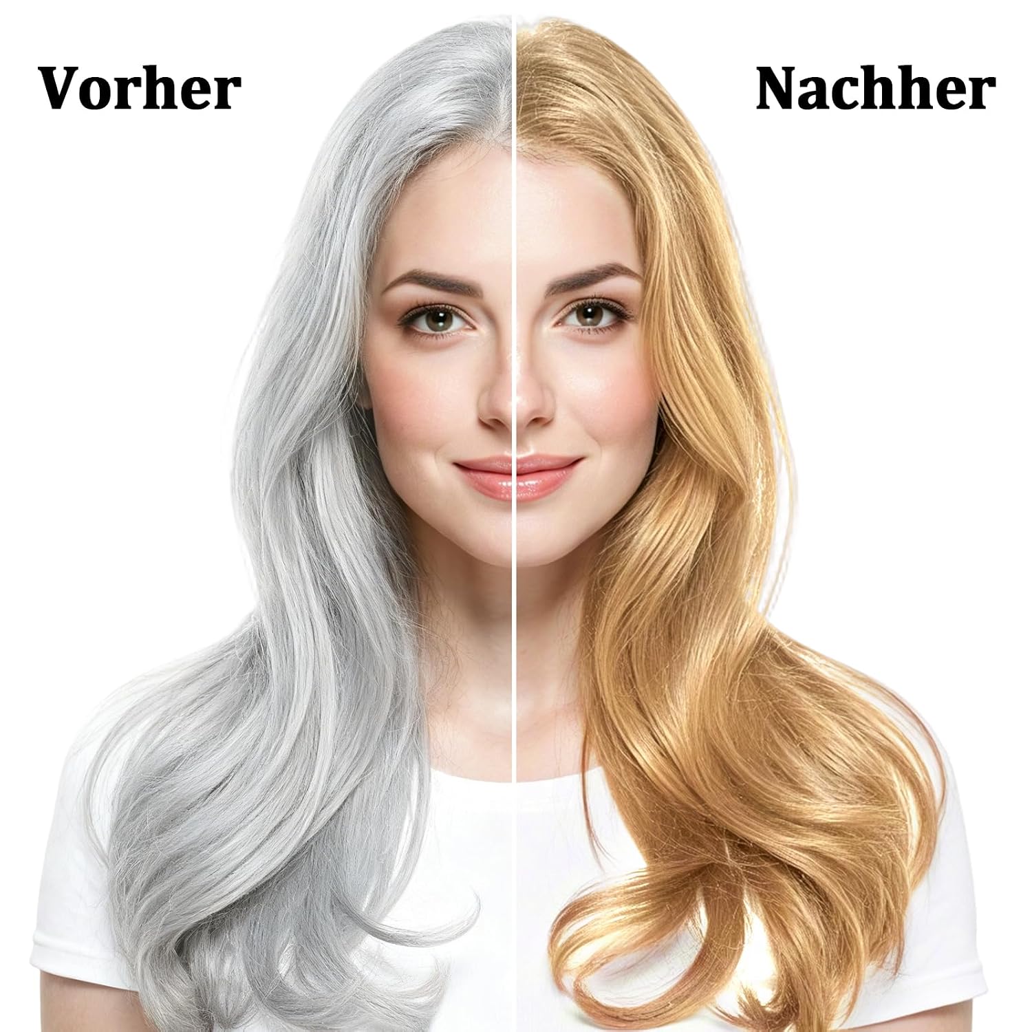 Thumbnail 6 de Blonde Haarfärbe Shampoo – 3 in 1 Graue Haare deckend, pflegend und einfach in der Anwendung