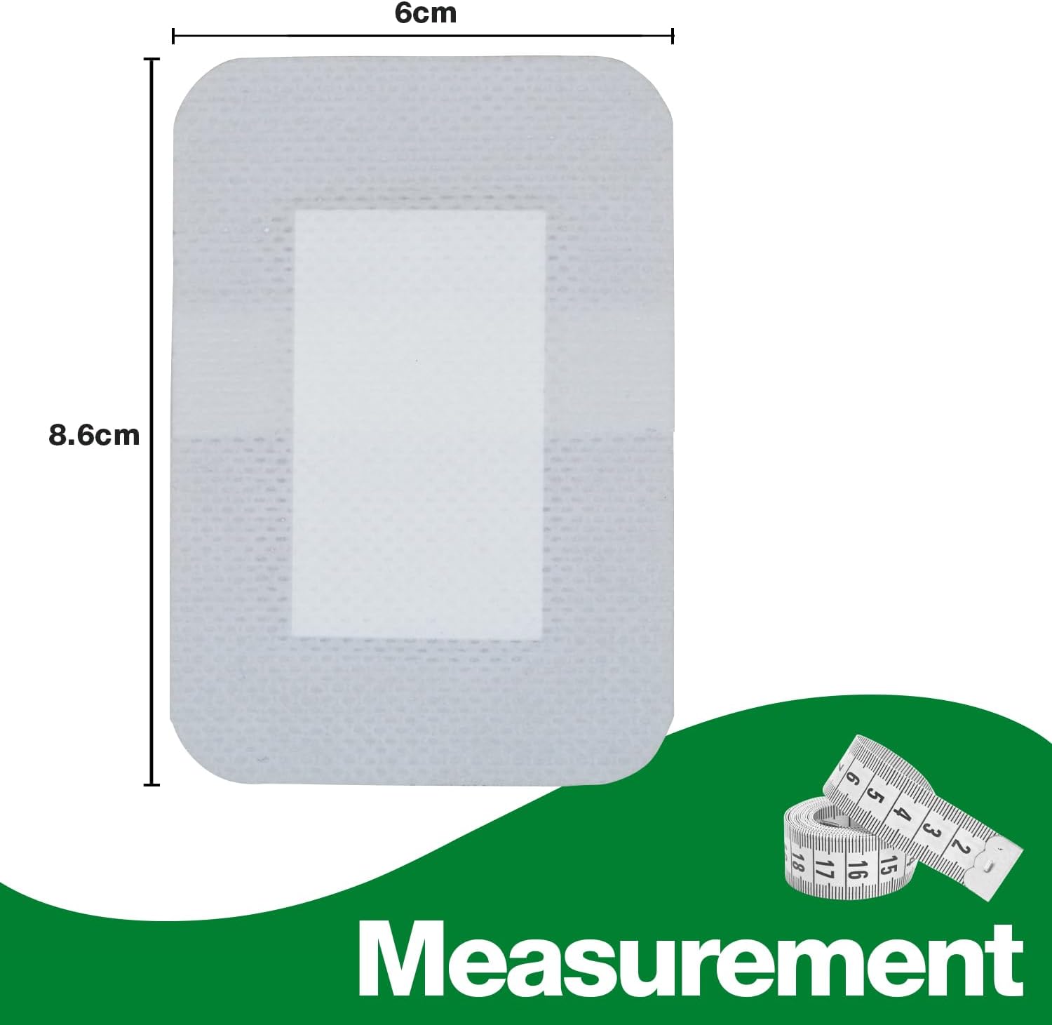 Thumbnail 4 de Safety First Aid Group HypaCover Medium 8.6×6 cm, 25 pack 🩹