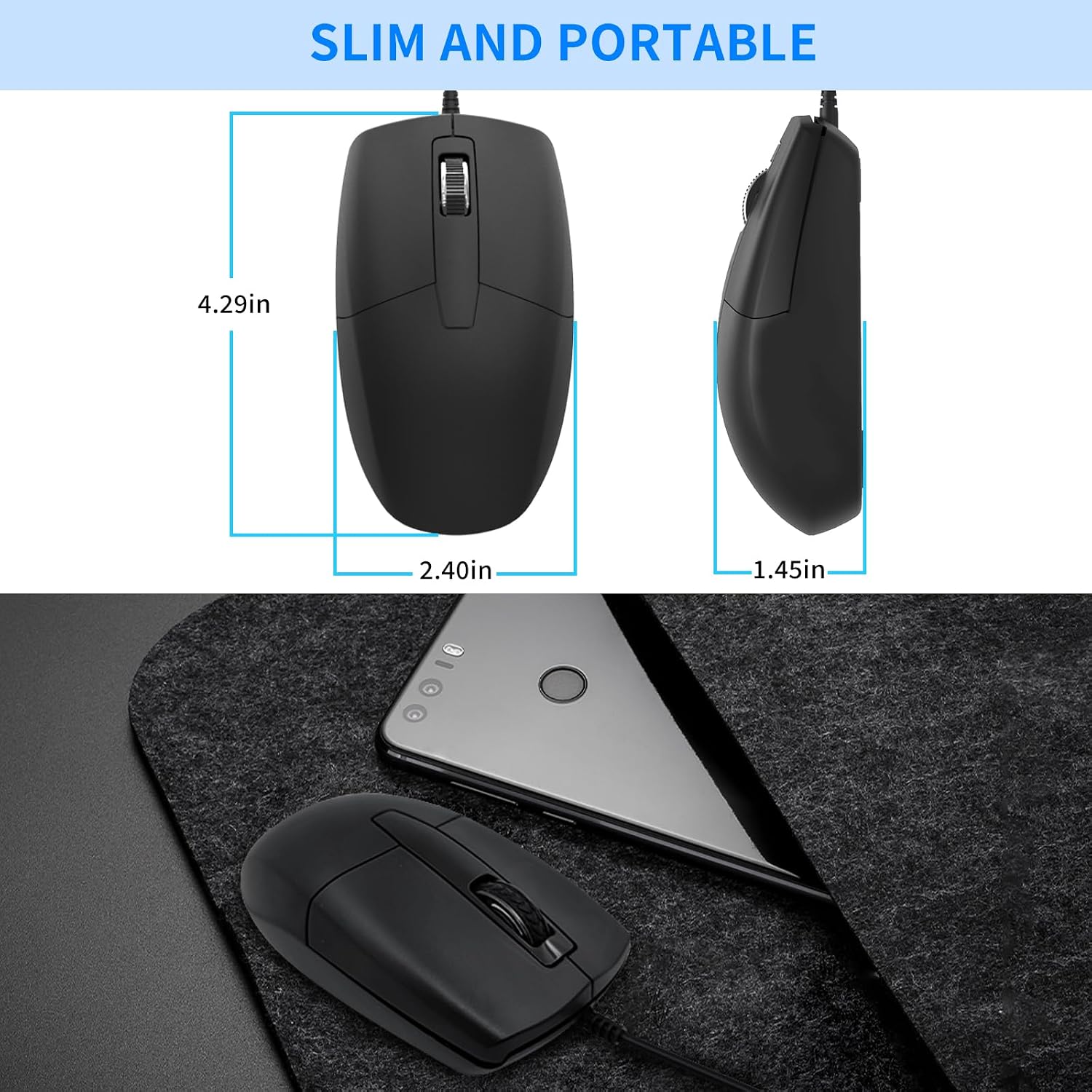 Thumbnail 6 de USB-C optical mouse for laptops