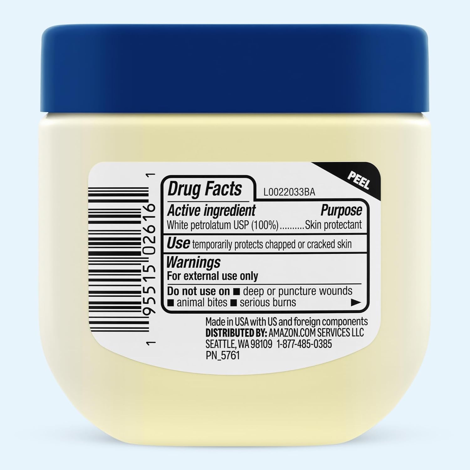 Thumbnail 6 de Amazon Basics Unscented Petroleum Jelly (White Petrolatum) Skin Protectant, 3.75 oz
