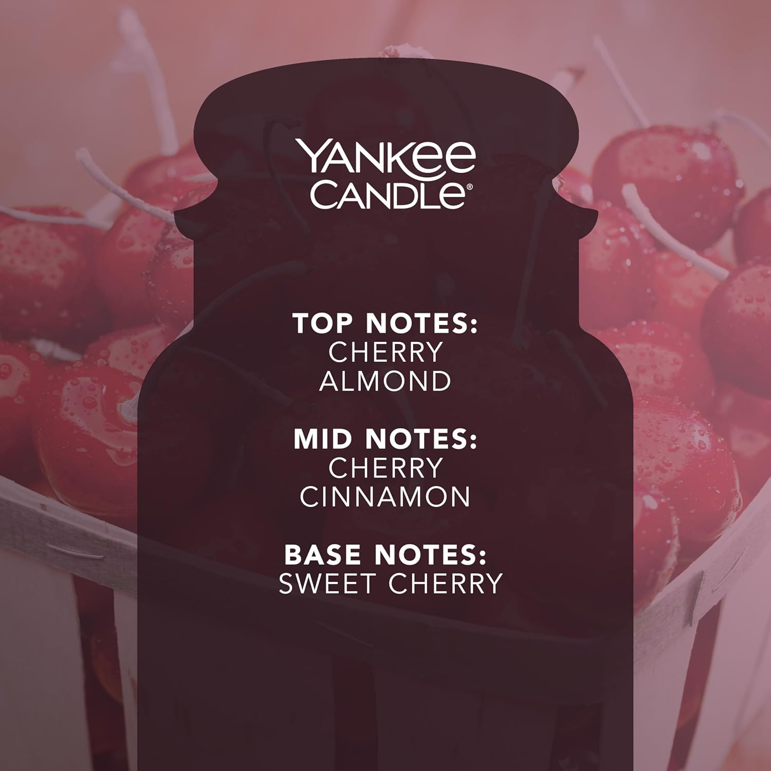 Thumbnail 2 de Yankee Candle Black Cherry Large Jar – Long-Burning Scented Candle