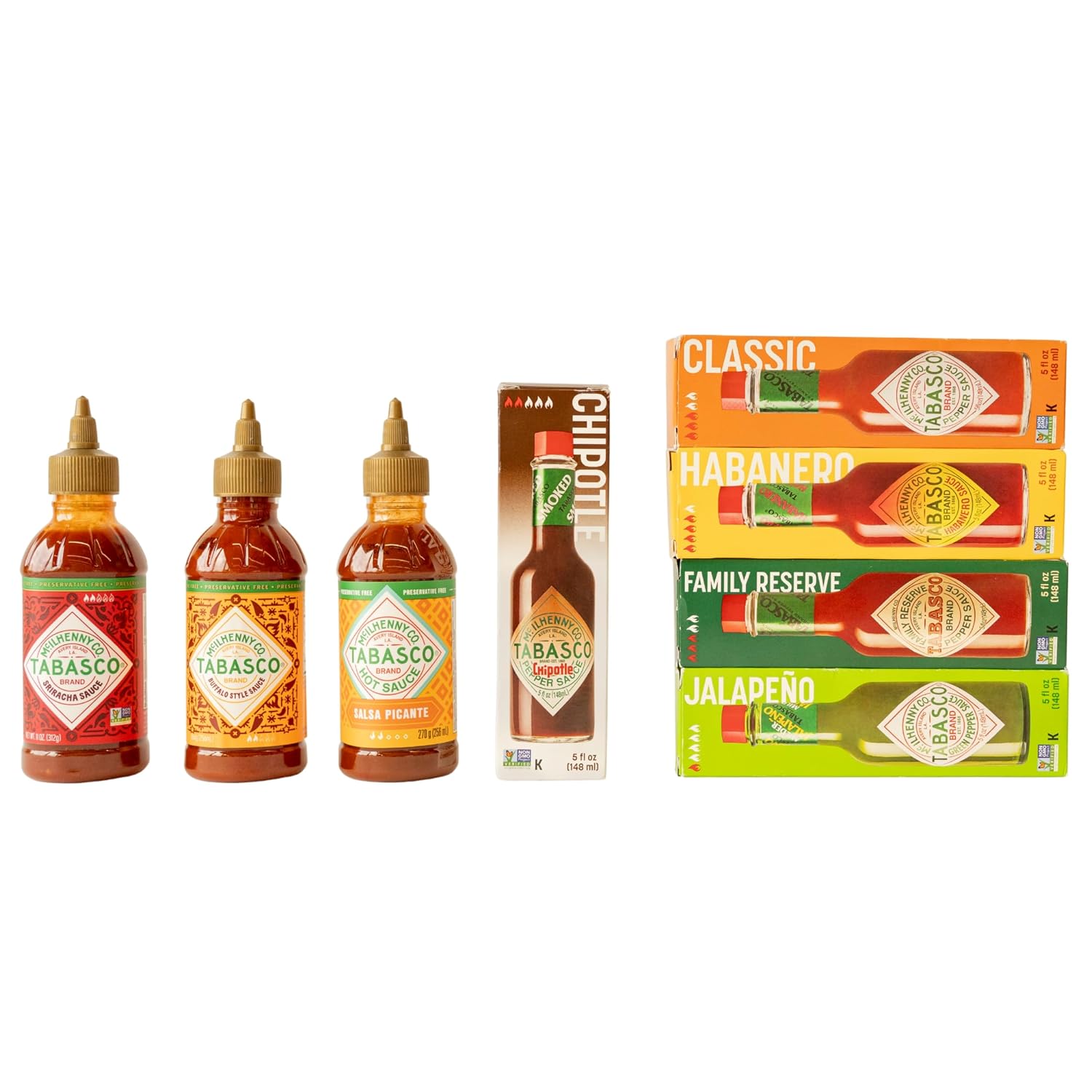 Thumbnail 2 de TABASCO® 8-Pack scharfe Soßen Set – Das ultimative Set für scharfe Saucenliebhaber