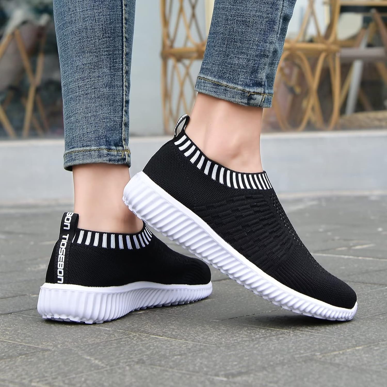 Thumbnail 4 de TIOSEBON Ladies Breathable Mesh Running Shoes: Lightweight, Everyday Trainers for Walking