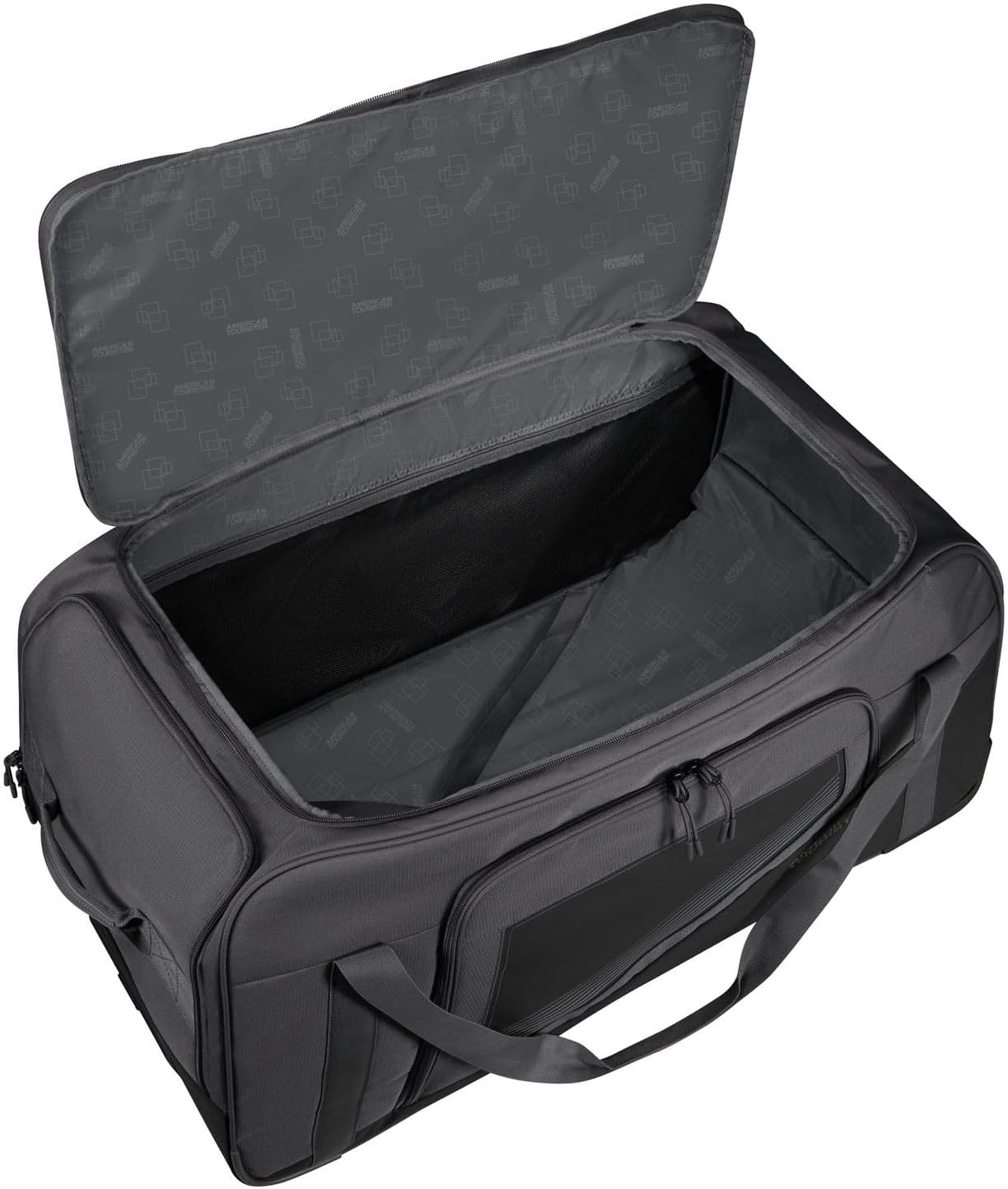 Detalle de American Tourister City Racer Borsone con Ruote 77 cm — Ampio 129 L e Scomparto Scarpe Separato